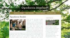 Desktop Screenshot of ogrodzenia-jaroslaw.pl